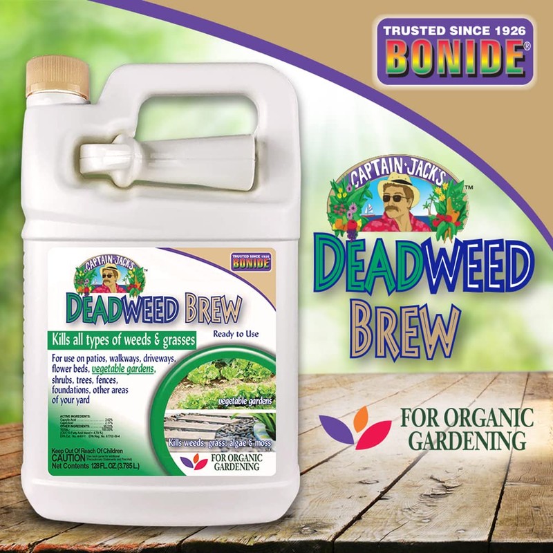 Bonide Captain Jack's Deadweed Brew, 128 oz Ready-to-Use, Controls All