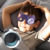 SacJkt Schlafmaske Kinder, Schlafmasken, 2 Stück 3D Schlafbrille Kinder, Weiche