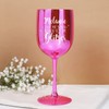 Herz & Heim® High Gloss Plastic Wine Goblet with Engraving