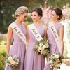 JVAENOUSN 7 Piece JGA Team Bride Sash Set with 1