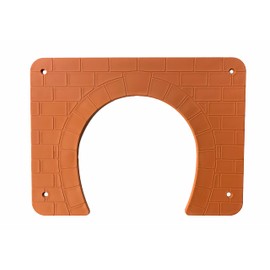 Linic Products UK Made Hedgehog Highway Gate/Surround for Fences, etc. (S7890) Free UK Postage (2, Terracotta)