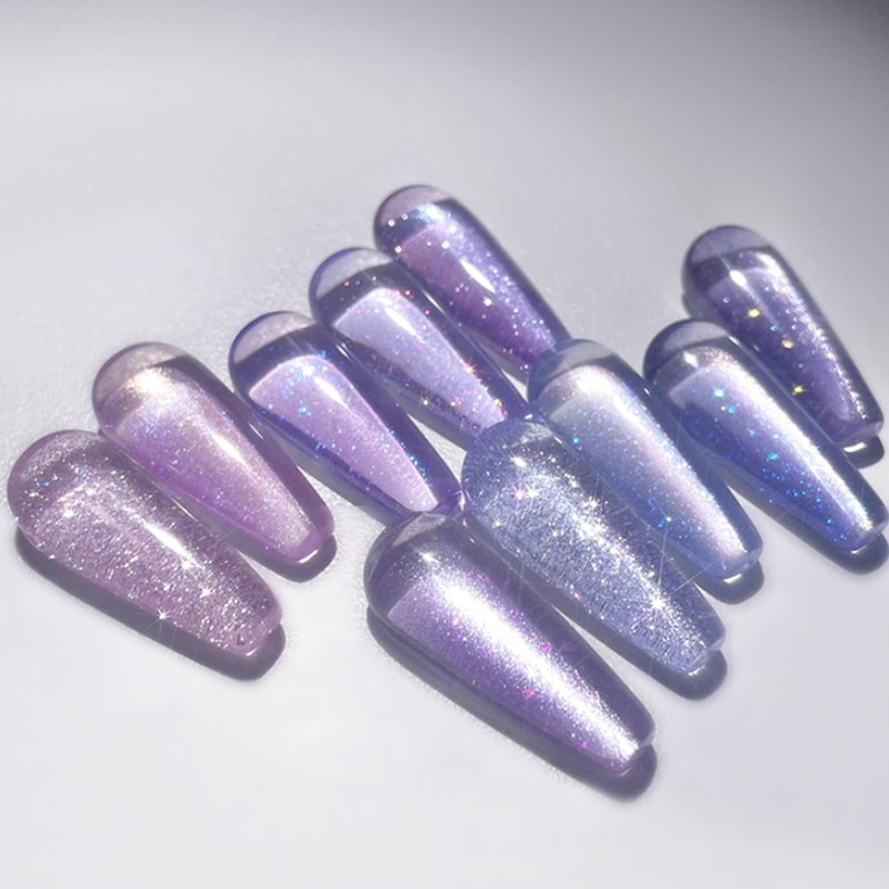 Divock Divok Unicorn 10 Piece Set Magnetic Gel Glitter Gel