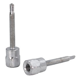 CONFAST® 3/8" Threaded Rod Anchor for Steel, Vertical, 1/4" x 2" (Box of 25)