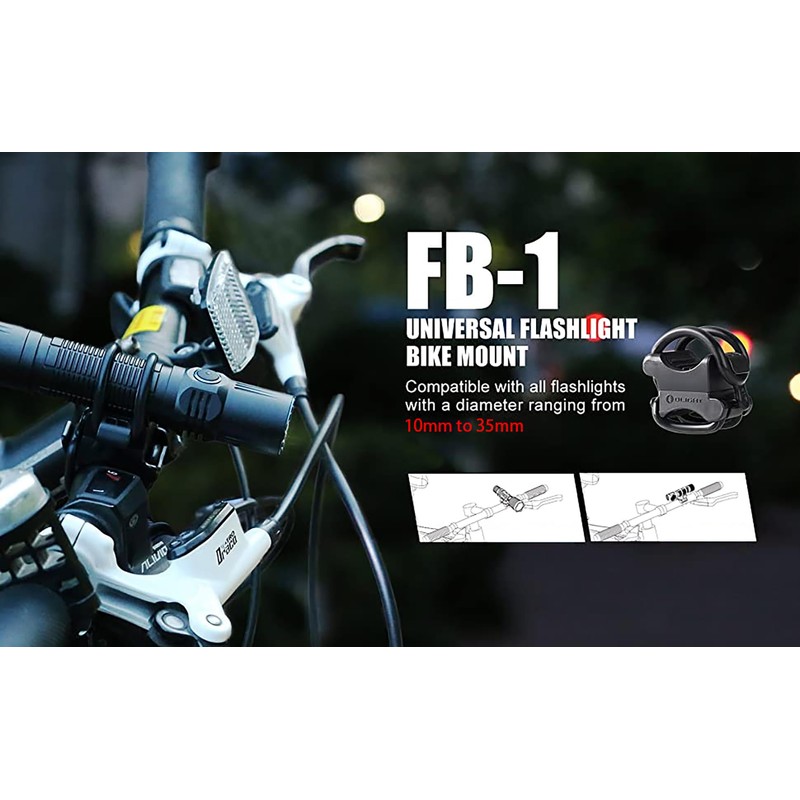 OLIGHT FB-1 Universal Flashlight Bike Mount for Flashlight (Bicycle Lighting