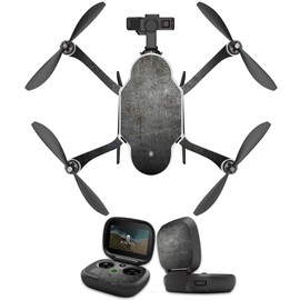 MightySkins Skin Compatible with GoPro Karma Drone Headphones wrap Cover Sticker Skins Scratched Up