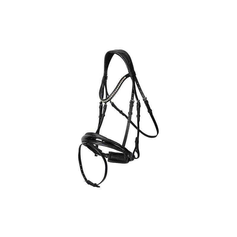 Imperial Riding IRHFria Bridle Black Lacquer Chrystal, C/S
