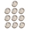 GXGM Pack of 10 Stainless Steel Plates 6 cm 304