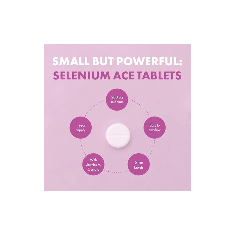 Incite Nutrition Incite Nutrition Selenium Tablets 200mcg. 12 Month Supply