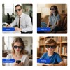 SNBUHA 4 Pcs Pinhole Glasses, Grid-Glasses for Eyesight Improvement and