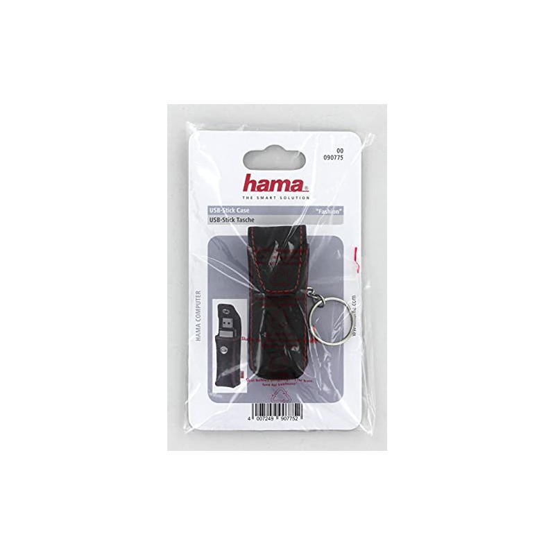 Hama USB-Stick-Case "Fashion", Schwarz