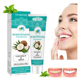 Pasta Dientes Blanqueadora Con Probióticos Aceite De Coco