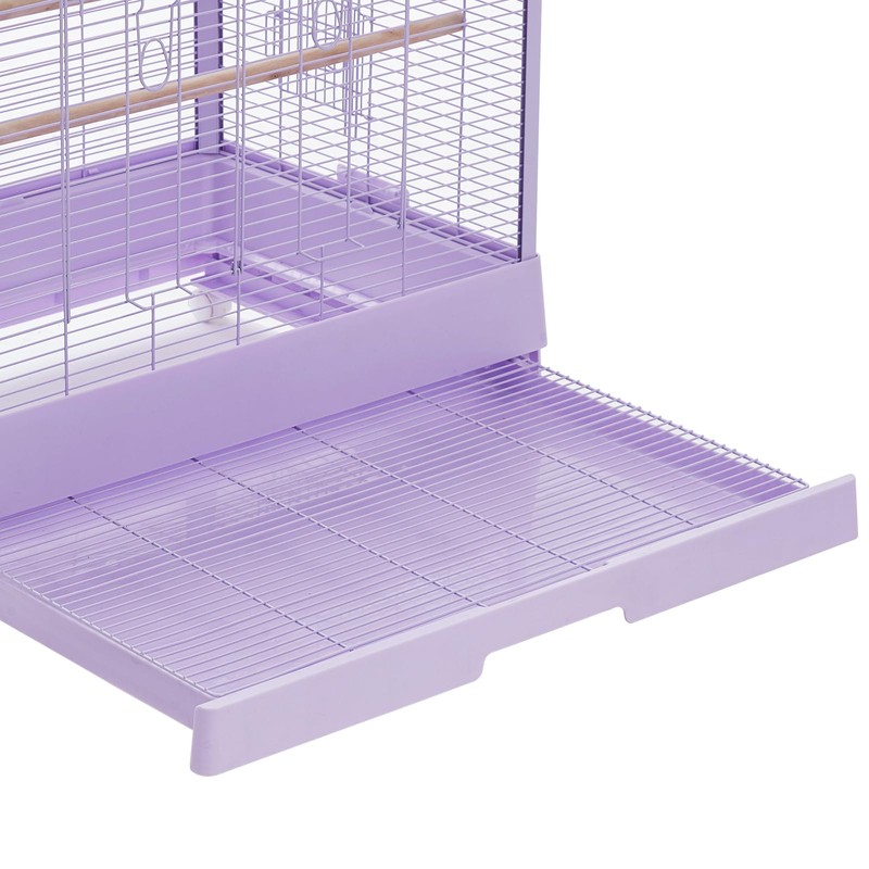 Pet Products Clear View Glass Bird Cage Crystal Palace for