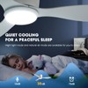Nuoqiso 42 Inch Flush Mount Ceiling Fans with Lights and