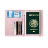 Porta Pasaporte y Visa Mexicano Funda Pasaporte con 10 Compartimientos