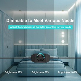 MMEEVT Neon LED Strip Lights, 16.4FT Cool White Neon Light Strip, Dimmable Waterproof LED Lights, Flexible DIY Neon Lights for Bedroom Kitchen Indoor Outdoor Decoration (Power Adapter Included)