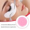 G2PLUS False Eyelashes Glue Holders, 100 PCS Disposable Eyelash Glue