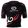 Optimum Boy's Tribal Protective Shoulder Pad - Black/Red, X-Small