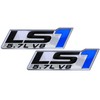 ERPART LS1 5.7L V8 Blue Black on Silver Highly Polished