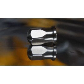 ZAKGEAR 4pack Closed End Titanium Strut Tower Flange Nut M10x1.25