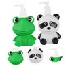 ULTECHNOVO 2Pcs Portable Travel Bottles Multi Function Lotion Dispensers with