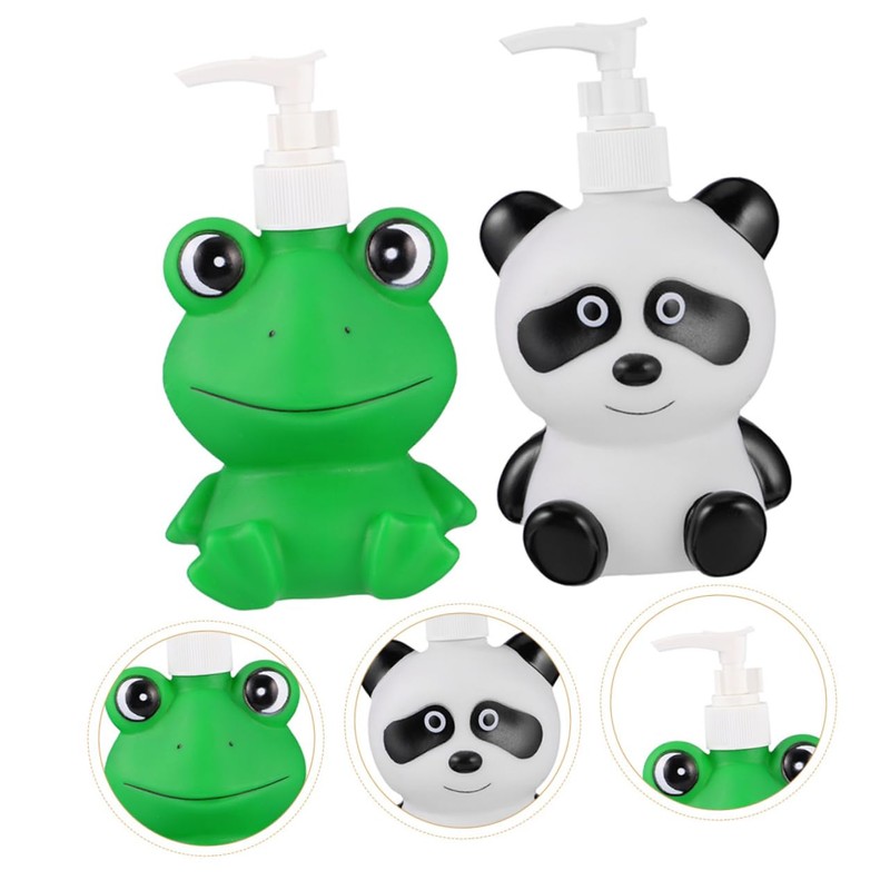 ULTECHNOVO 2Pcs Portable Travel Bottles Multi Function Lotion Dispensers with