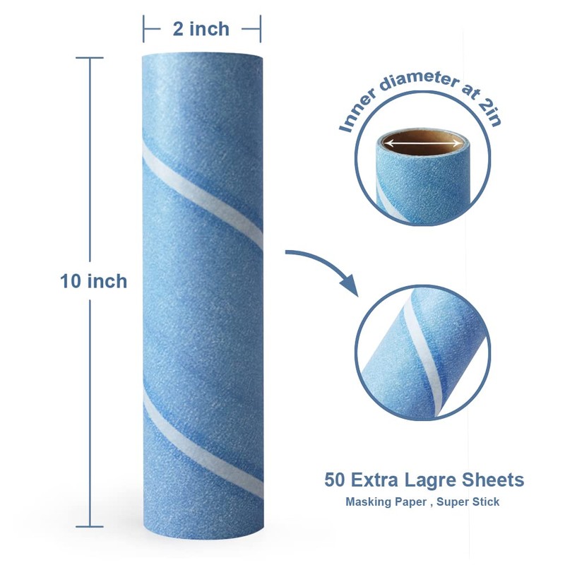 Layers 2 Pack Large Lint Roller Refill, Suitable for Most