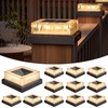 VOLISUN Solar Fence Post Cap Lights, 4x4 Solar Post Cap