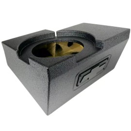 Mega bass Silverado Sierra 19-24 Crew Cab Subwoofer Box Enclosure Single Woofer 1x10"