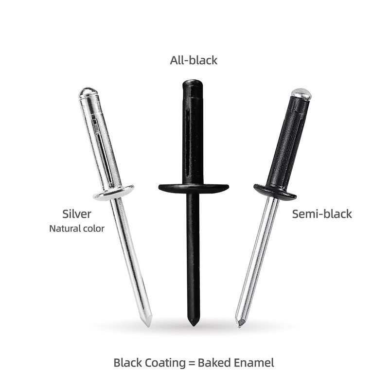 100pcs Trifold Rivets,Aluminum Alloy Folding Blind Rivets,Tri-fold Exploding Pop Rivets