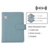 Melsbrinna Rfid Passport Holder for Travel women/Men, Cute Passport Wallet