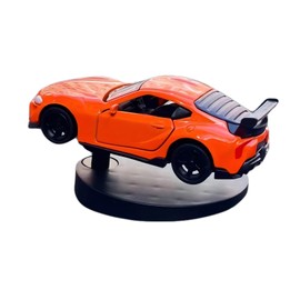 YimiBloss Drift & Turn Mini Car Model Dashboard Ornament – Dynamic Interactive Car Decor for Enthusiasts Vehicle Interior Dashboard Drifting Decorations Accessories Gifts (Orange-Red)
