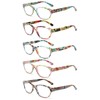 SIGVAN Ladies Cat Eye Reading Glasses 5 Pairs Blue Light