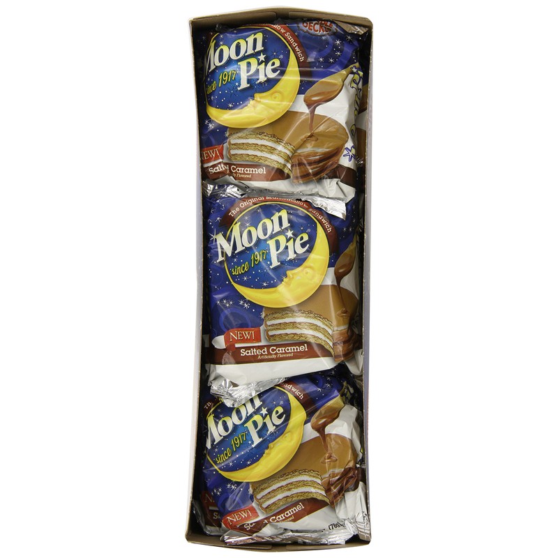 Moon Pie The Original Marshmallow Sandwich Salted Caramel, 24.75 Ounce