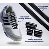 McFly Lace-Up Shoelaces Without Tying in Various Colours (Black, White,