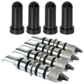 Zackman Scientific AutoSolo Wheel Clamp Rim Studs, Reversible Rim Locator Pins, Hunter Style, Set of 4