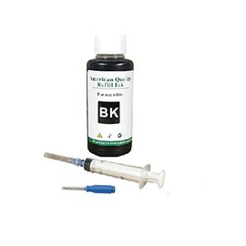 100ml Bulk Refill Ink Bottle Kit for All Cn Black Inkjet Cartridges Such as PG-243/245/240 Pixma Printers