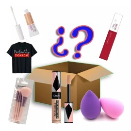Revlon, Loreal, Maybelline, Covergirl, otros Mistery Box: Desde Maquillaje Hasta Electronica
