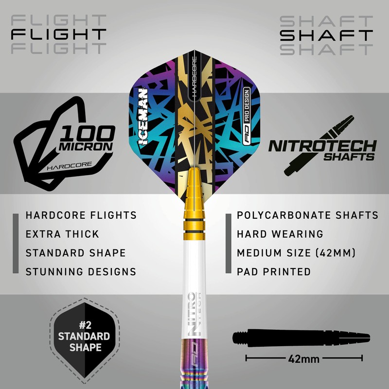 RED DRAGON Gerwyn Iceman Price Ionic 23 Gram Premium Tungsten