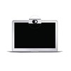 1 x Black Webcam Cover Thin Camera Privacy Slider for