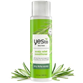 Yes To Naturals Tea Tree & Sage Oil Scalp Relief Conditioner for Dry & Itchy Scalp, 12 Fluid Ounce