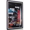 mrdeco Metal Sign 20 x 30 cm Beef Meat Steak