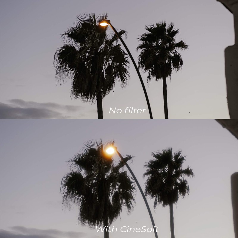 Tide Optics CineSoft® 1/4 Lens Filter (72mm) Diffusion Mist Pro