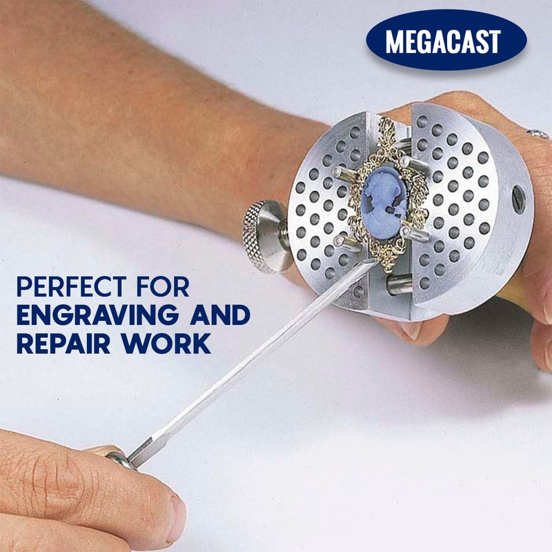 Megacast Hand Free Universal Work Holder, Peg Clamp Base Vise