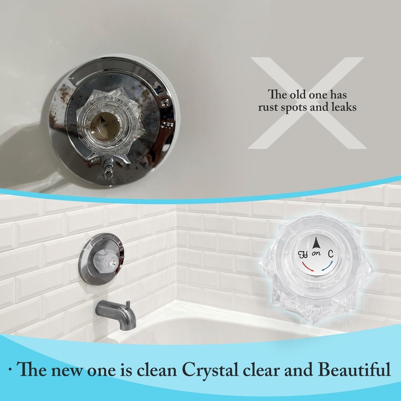 Shower Knob Replacement for RP41661, Shower Handle Replacement Compatible with