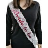 SHATCHI Bride to BE Sash White Lace Hen Night Out