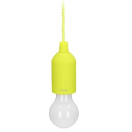 Virone LA-5 Pull Light, Switch Type: Pull on Cable, 6000K, 3xAAA (Lime)