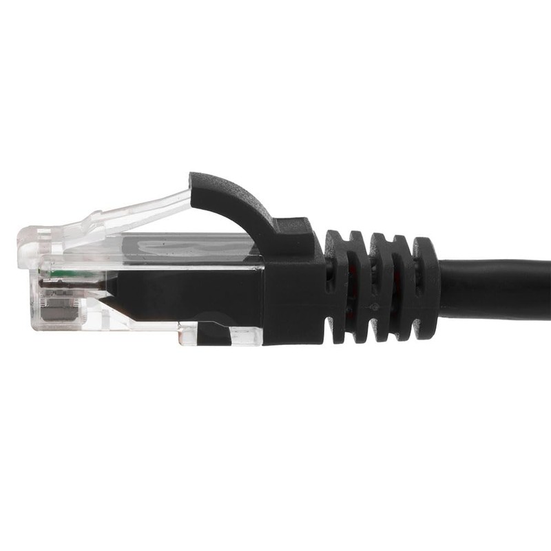 NavePoint Ethernet Patch Cable CAT6A, UTP, 24AWG, 10 Ft, 10