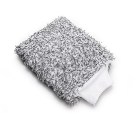 Blackline Microfiber Car Wash Mitt -Premium Scratch Free Microfiber Wash Mitt For Car Cleaning|Car Detailing Accessory Works With Bucket, Car Shampoo, or Foam Cannon | 70%/30% Microfiber Blend, 9"x11"