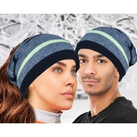 Rockjock mens neck warmer, scarf, hat, hood, snood - reversible (Grey/Black)