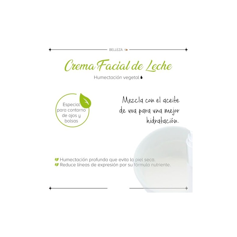 3 Pack Crema facial de leche 40gr
